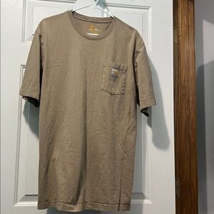 Carhartt Men's Size Large Tall Original Fit T-shirt Pocketed Short Sleeve K87